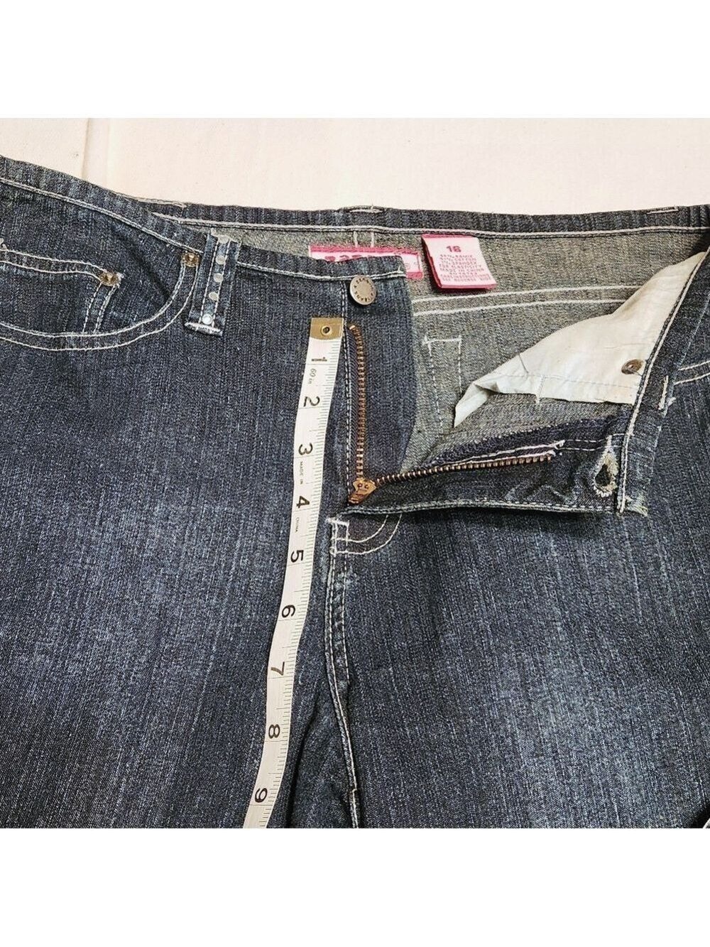 Zana Di Girls Flare Denim Jeans Dark Wash Size 16 - Picture 9 of 10